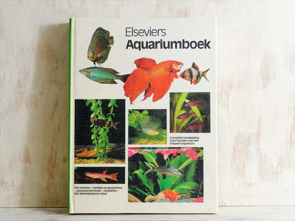 オランダ語 アクアリウムの本 鑑賞魚 水草 図鑑 百科事典 全書 洋書 ディスプレイ 古書