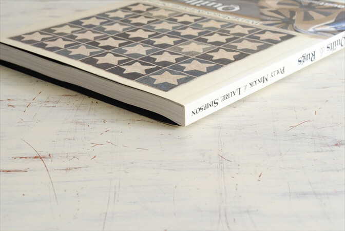 フランス語 キルト&ラグ 型紙付き 書籍 Quilts&Rugs 図録 図案 洋書 ディスプレイ 古書