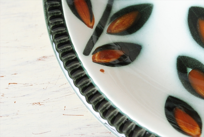 ベルギー製 BOCH ボッホ Rambouillet ランブイエ 磁器 デザートプレート 20cm お皿 陶器 アンティーク 食器 ヨーロッパ