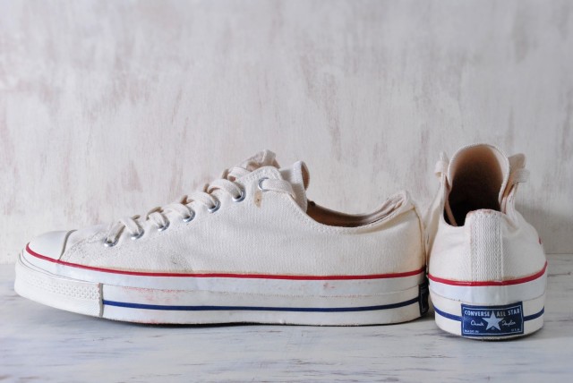 コンバース チャックテイラー オールスター Converse chuck taylor 生成りホワイト デッドストック US11.5 ～ US13 29.5cm ～ 31cm