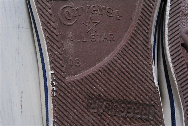 コンバース チャックテイラー オールスター Converse chuck taylor 生成りホワイト デッドストック US11.5 ～ US13 29.5cm ～ 31cm